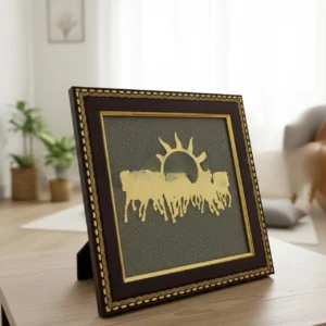 VIBESLE Pyrite Dust 7 Horse Photo Frame